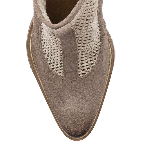 Maciejka Women's Leather Shoes Beige