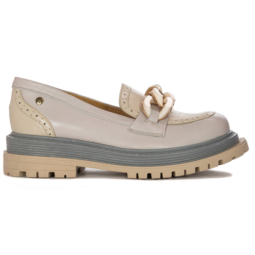 Maciejka Women's Light Ash and Beige On Platform