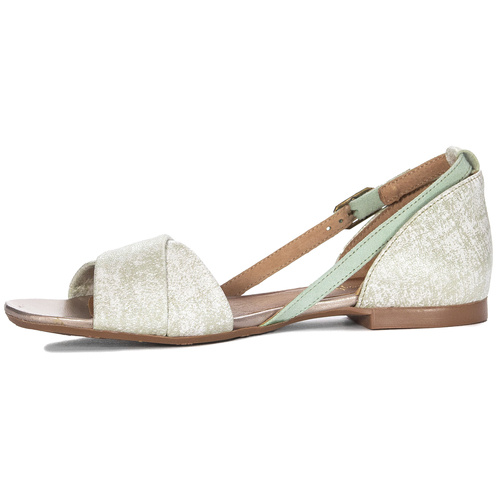 Maciejka Women's Mint Leather Sandals