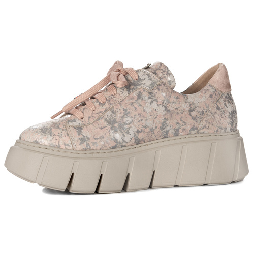 Maciejka Women's Nude Flowers Half Shoes