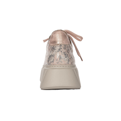 Maciejka Women's Nude Flowers Half Shoes