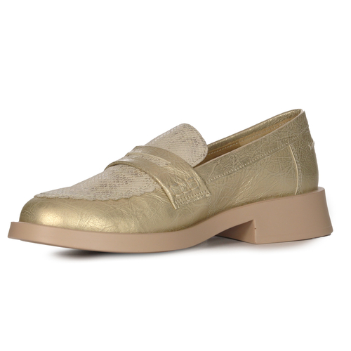 Maciejka Women's Shoes Gold Leather Lords 06250-25/00-1