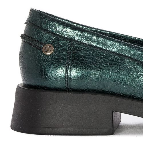 Maciejka Women's Shoes  Green Leather Lords
