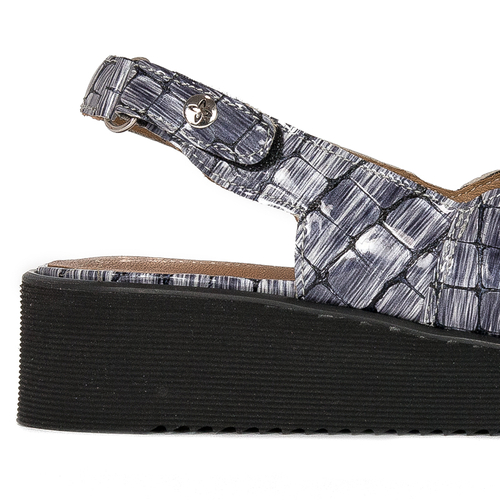 Maciejka Women's leather shoes Gray