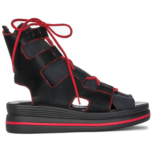 Maciejka Women's sandals in natural leather black