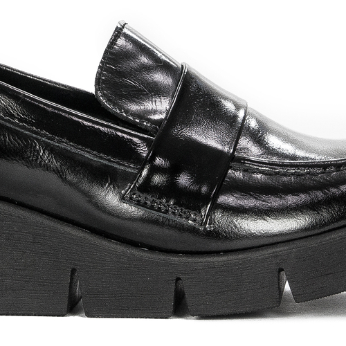 Maciejka Women's  shoes Black leather 6266A-01/00-1
