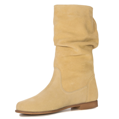 Maciejka Yellow Knee-High Boots