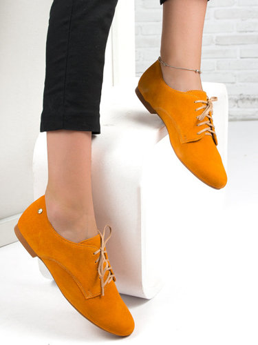 Maciejka Yellow Low Shoes