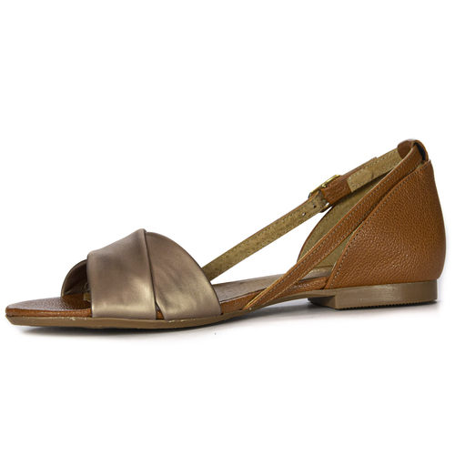 Maciejka brown + dark gold Sandals 04614-29/00-5