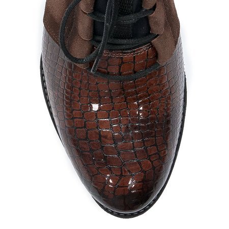 Maciejka leather Brown Lace-up Boots