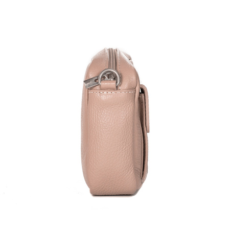 Maciejka powder pink leather women's bag