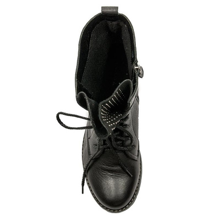 Women's Leather Black Boots