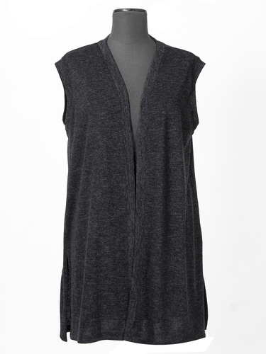 Emma Graphite knitted vest