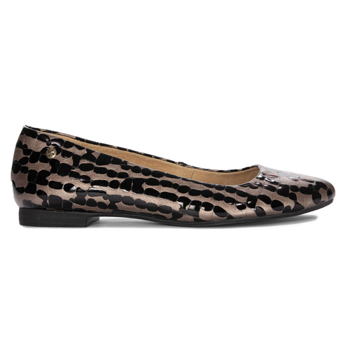 Maciejka 00873-63/00-5 Women's Brown and Black Ballerina