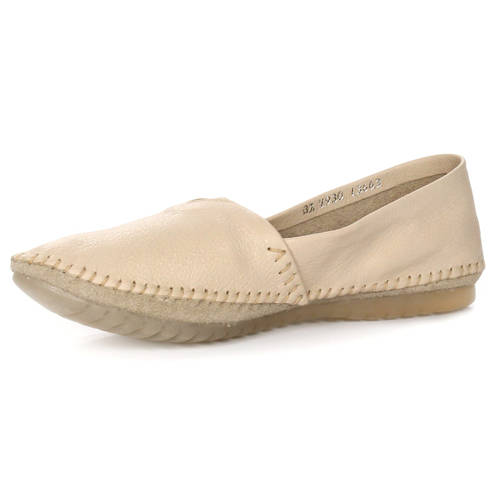Maciejka Beige Flat Shoes 01930-04/00-0