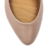 Maciejka Beige Metallic Leather Ballerina 04100-10/00-8