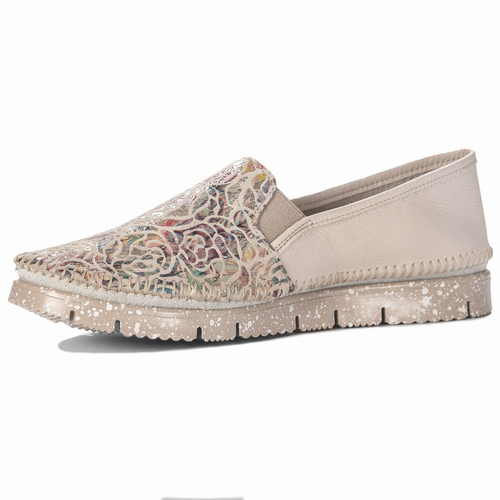 Maciejka Beige Multi Wonem's Low Shoes