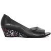 Maciejka Black Flat Shoes 01304-67/00-1