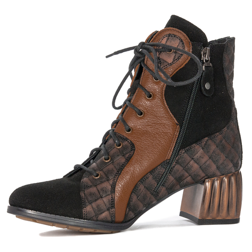Maciejka Black+Ginger Boots 05644-01/00-3