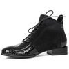Maciejka Black Lace-up Boots 04744-20/00-7