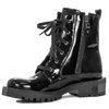 Maciejka Black Lace-up Boots