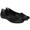 Maciejka Black Women's Flat Shoes 03497-01/00-6