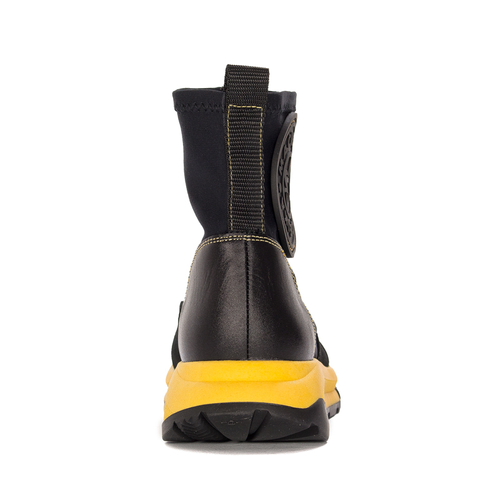 Maciejka Black+Yellow Boots 06297-01/00-8