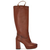 Maciejka Brown leather Knee-High Boots 05692-02/00-3