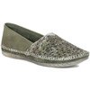 Maciejka Dark Olive Flat Shoes 01930-65/00-0