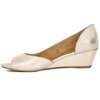 Maciejka Gold Flat Shoes 01304-48/00-5