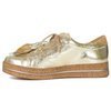 Maciejka Gold Flat Shoes 04550-25/00-5