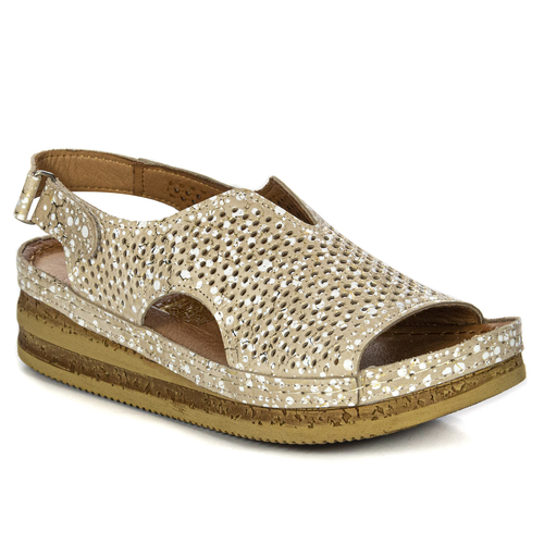 Maciejka Gold Sandals L4494-25/00-1