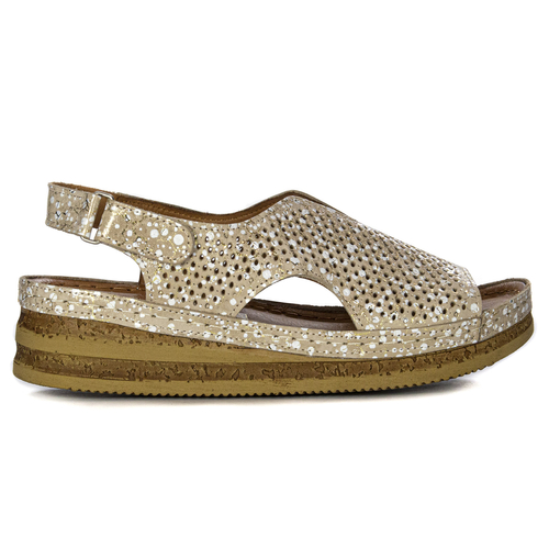 Maciejka Gold Sandals L4494-25/00-1