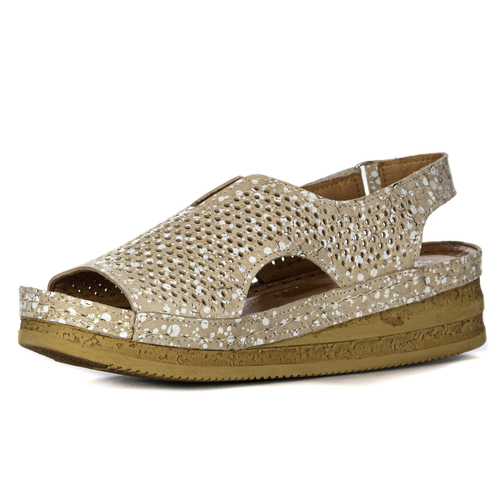 Maciejka Gold Sandals L4494-25/00-1