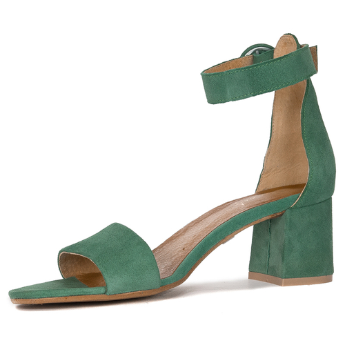 Maciejka Green Sandals 04141-09/00-5