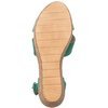 Maciejka Green velor Sandals 04565-09/00-5