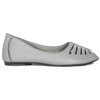 Maciejka Grey Flat Shoes 03497-06/00-6