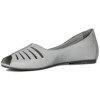 Maciejka Grey Flat Shoes 03497-06/00-6