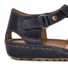 Maciejka Leather Navy Blue Women's Sandals