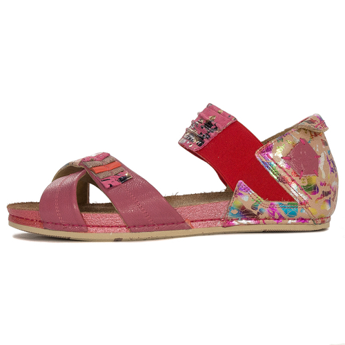 Maciejka Leather Pink Women's Sandals