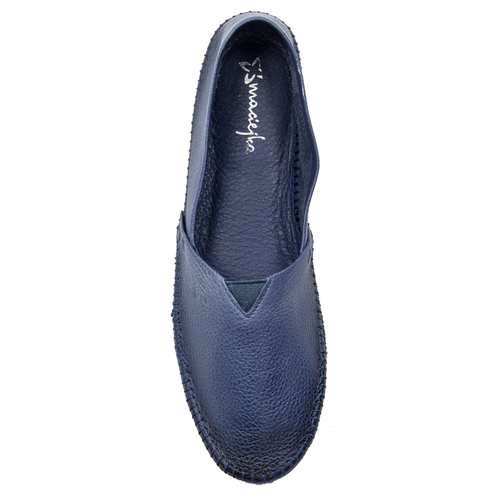 Maciejka Navy Blue Low Shoes 01930-16/00-0