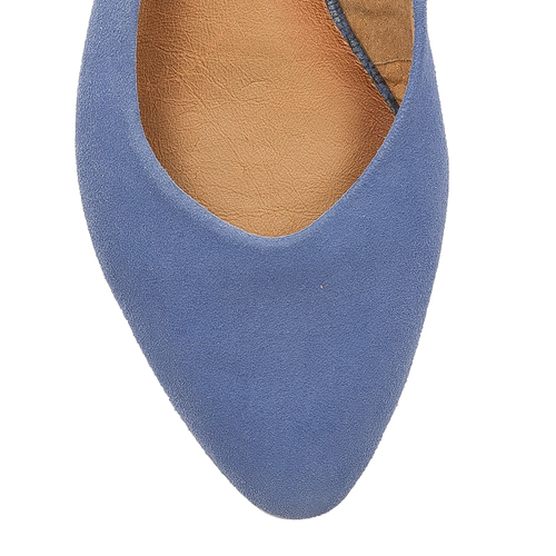 Maciejka Pumps Natural Leather Blue