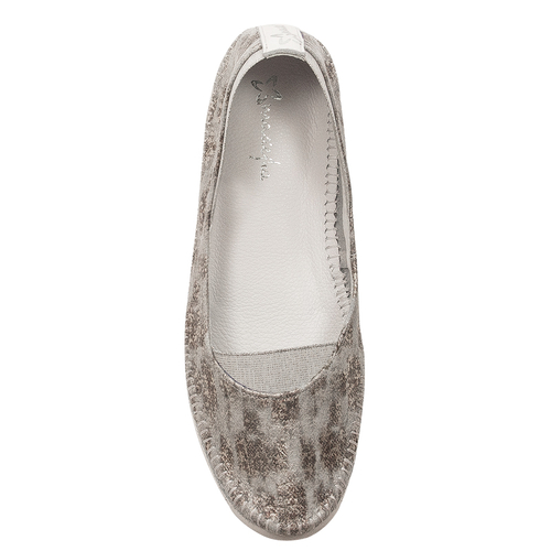 Maciejka White Ballerina Shoes 05840-11/00-1