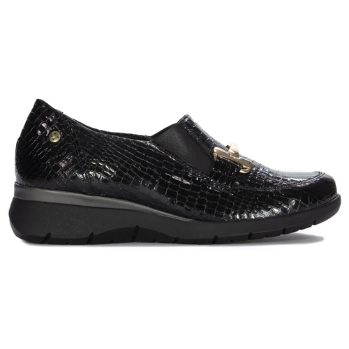 Maciejka Women's Black Leather Low Shoes