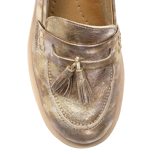Maciejka Women's Gold Flat Shoes