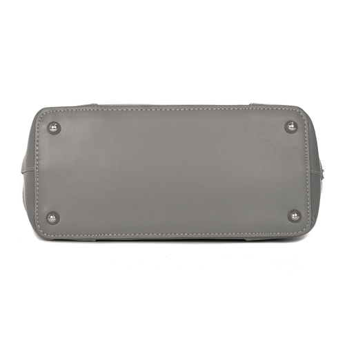 Maciejka Women's Grey Leather Handbag C299