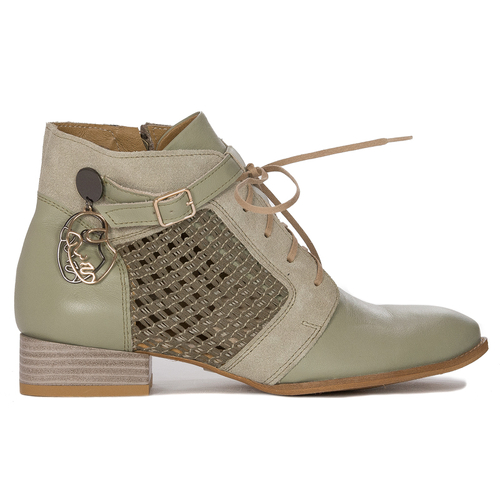 Maciejka Women's Leather Pistachio Boots