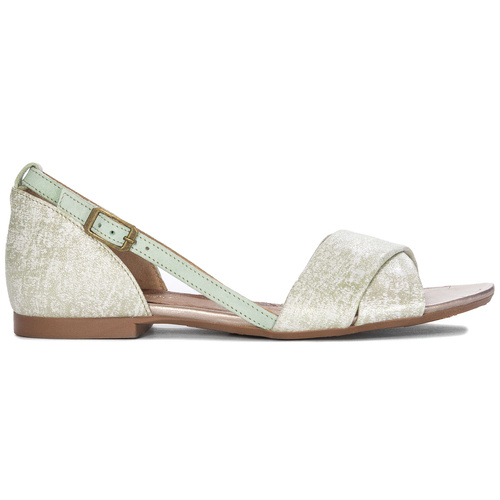 Maciejka Women's Mint Leather Sandals