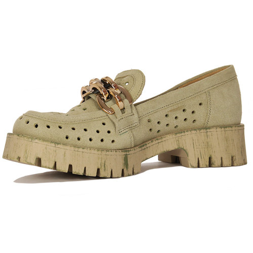 Maciejka Women's Pistachio Flat Shoes