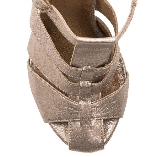 Maciejka Women's Sandals Natural Leather Gold